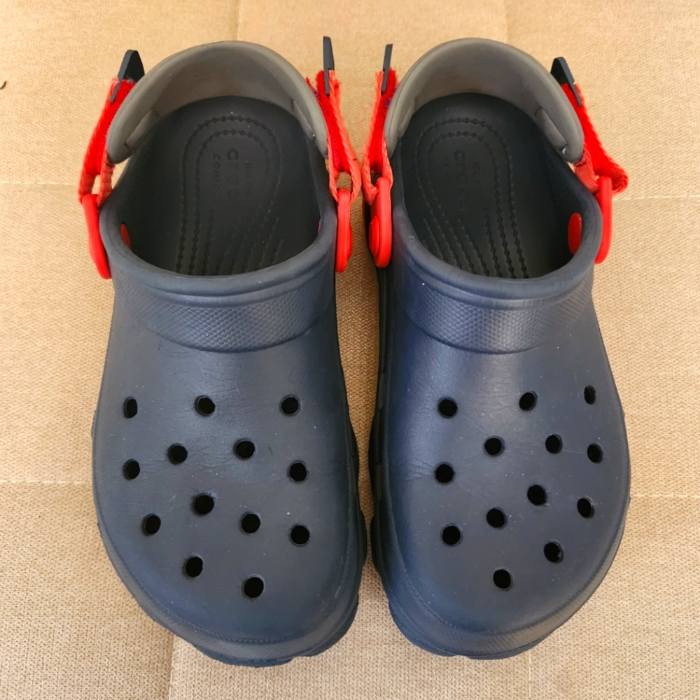 CROCS Kids' All-Terrain Clog Navy Size J3